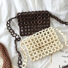 Size: 20cm long and 15cm high Capacity: Can hold two mobile phones Long shoulder strap suitable for cross-body Bead Bag, Beaded Bags, Chanel Boy Bag, Wooden Beads, Uganda, Mobile Phones, Cross Body, Shop Design, Fashion Bags