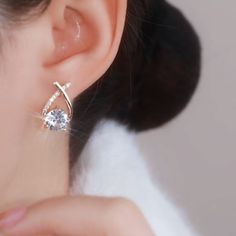 The love between you and your sis is forever！ As a gift for yourself, your friends Sis, mom daughter, these Butterfly Tassel Style Zircon Earrings will be perfect!   ❤ Highly Craftsmanship ❤ AAA-quality cubic zirconia with fussy cut displays high brilliance and a vibrant sparkle. A high polished finish makes the earrings become bright. Our artisans created great wearable experiences. ❤ Unique Comfort Hypoallergenic ❤ It’s simple and understated but gorgeous and classic, grasping everyones eyes in the crowd. It won’t turn your ears green, protect and keep your ears comfortable. These earrings will ensure a very long-lasting brilliant finish that is nickel-free, lead-free, and hypoallergenic.   ❤ Style and location ❤ Suitable for a lot of daily wear, make you charmer and attractive on any oc Sparkling Diamond White Crystal Earrings For Gift, Mother's Day Gift Earrings With Cubic Zirconia, Cubic Zirconia Earrings For Anniversary And Mother's Day, Cubic Zirconia Earrings For Mother's Day Anniversary, Hypoallergenic Cubic Zirconia Crystal Earrings As Gift, Cubic Zirconia Crystal Earrings For Gift, Gift Cubic Zirconia Crystal Earrings, Gift Crystal Earrings With Cubic Zirconia, Valentine's Day Gift Cubic Zirconia Crystal Earrings