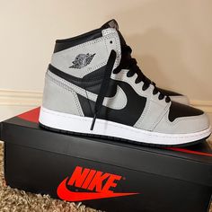 Worn Five Times Indoors, They Look Brand New. They Just Aren’t The Right Size. Ordered From Stockx So They Are 100% Authentic. Nike Gray Jordan Shoes For Sports, Gray Basketball Shoes For Streetwear With Round Toe, Sporty Gray Nike Custom Sneakers, Gray Cushioned Basketball Shoes For Streetwear, Gray Basketball Shoes For Streetwear, Nike Jordan Shoes In Gray Lace-up, Nike Jordan Shoes In Gray With Round Toe, Nike Gray High-top Sneakers With Laces, Gray High-top Jordan Shoes With Rubber Sole