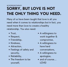 Mental Health Facts, In Relationship, Love Is Not, Unhealthy Relationships