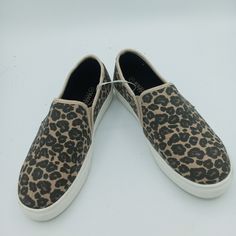 Magellan Outdoors Leopard Print Slip On Stretchy Sneaker. Size 7 Cushioned Magellan Shoes, Loafer Sneakers, Sneaker Brands, Vans Classic Slip On Sneaker, Womens Shoes Sneakers, Comfortable Shoes, Slip On Sneaker, Leopard Print, Shoes Sneakers