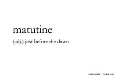 the word matutine is written in black and white on a white background,