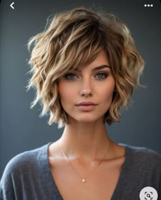 Short Haircut For Brunettes, Short Sassy Hairstyles Messy Bob, Hi Lo Haircut Women, Short Hair For Women With Thick Hair, Styling A Short Shag Haircut, Short Shag Over 50, Edgy Shaggy Hair, Short Textured Bob Thick Hair, Messy Medium Length Hair