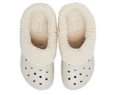 Crocs Classic Blitzen Women's Lined Clog Indoors or out, you'll be cozy in the Classic Blitzen lined Clog from Crocs. Enjoy year-long style with a fuzzy interior that keeps toes nice and warm. Make them yours with Jibbitz™ charms to show off your personality. Synthetic upper Slip-On Customizable w/ Jibbitz Removable/plush liner Dual Crocs Comfort Rack Room, Room Shoes, Long Style, Clogs, Slip On, Charms, Color