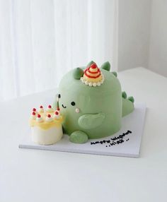 there is a cake shaped like an animal