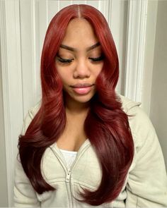 Burgundy Lace Front Wig Styles, Burgundy Body Wave Wig, Burgundy Lace Front Wig Human Hair, Burgundy Lace Front Wig Body Wave, Burgandy Lace Wigs, Frontal Wig Install, Wig Install, Red Hair Inspo, A I