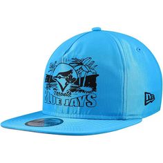 Sometimes you want an outfit that offers a bit of vintage flair to let others know you're a long-time sports fan. Show everyone that you're a storied Toronto Blue Jays fan anytime you don this snapback hat from New Era. It has a vibrant neon colorway and is finished with striking Toronto Blue Jays graphics, ensuring your love for the squad is shown loud and proud.Sometimes you want an outfit that offers a bit of vintage flair to let others know you're a long-time sports fan. Show everyone that you're a storied Toronto Blue Jays fan anytime you don this snapback hat from New Era. It has a vibrant neon colorway and is finished with striking Toronto Blue Jays graphics, ensuring your love for the squad is shown loud and proud.PRODUCT FEATURESStructured fitHigh CrownBrand: New EraWoven clip tag Retro Blue Hat For Streetwear, Blue Fitted Hat For Baseball Season, Blue Collegiate Fitted Hat For Game Day, Retro Blue Baseball Hat, Vintage Blue Snapback Baseball Cap, Retro Blue Snapback Hat With Curved Brim, Vintage Blue Snapback Hat With Flat Bill, Blue Snapback Fitted Hat For Baseball Season, Vintage Blue Snapback Hat With Flat Brim