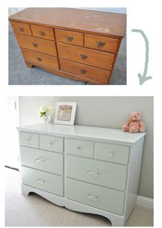 How to Paint Furniture | Centsational Girl Diy Paint Projects, Revere Pewter, Old Dressers, Diy Interior, Paint Furniture, Repurposed Furniture, Refinishing Furniture