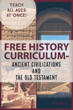 the front cover of a book with an image of ancient ruins and text that reads free history