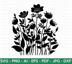 Drawn Plants, Plant Doodle, Wood Burning Patterns, Cricut Files, Flower Svg, Digital Scrapbooking Kits, Dxf Files, Scrapbook Kits, Plant Lover