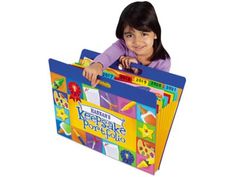 My Keepsake Portfolio at Lakeshore Learning Lakeshore Learning, Toddler School, Teacher Supplies, Kids Artwork, Busy Toddler, Organization Kids, Business For Kids, Elementary Classroom, Learning Toys