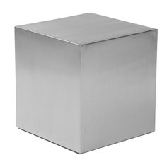 a square metal object on a white background