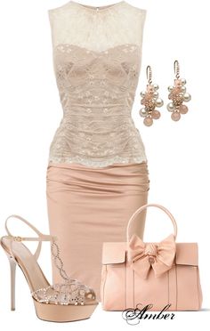 "Arabella" by stay-at-home-mom on Polyvore, great outfit, NOT my color pallet...mmmm, chocolate brown? Deep smokey sage? Black? Rok Outfit, Chique Outfits, Complete Outfits, Guest Outfit, A Dress, Beautiful Outfits, Dress To Impress