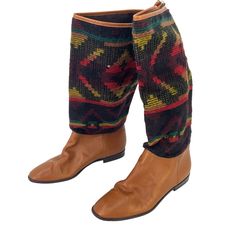 Unisa Women's Brown/Red Southwestern Textile Aztec Leather Western Boots Size 9b - Brand: Unisa - Color: Brown - Condition: Preowned - Category: Women Women's Shoes Boots - Department: Women - Style: Western - Upper Material: Leather - Type: Boot - Us Shoe Size: 9 Sku: Z391-I8xa22kparhb Leather Western Boots, Western Boots, Women Style, Boot Shoes Women, Shoes Boots, Women's Shoes, Bootie Boots, Womens Boots, Shoe Boots