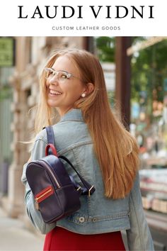 This leather bucket bag from Laudi Vidni is the perfect accessory for fall 2022! It's lightweight and tiny, but it still holds all your essentials. Plus, the adjustable straps can be custom-sized to fit you perfectly. Whether you're hitting up a music festival or just running errands, this bag has your back! Shop your mini backpack in leather today. Leather Bucket Bag