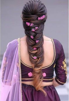 Reception Hairstyles, Indian Wedding Hairstyles, Long Hair Wedding Styles, Indian Bridal Hairstyles, Front Hair Styles