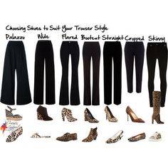 Todo calza según el zapato que lleves What Shoes To Wear, Fashion Dictionary, Fashion Terms, Wear To Work Dress, Fashion Vocabulary, Fashion Capsule, Fashion Hacks Clothes, Trouser Style, Black Dress Pants