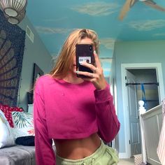 Super Comfy, Nwot, Cropped Nike Trendy Top For Spring, Pink Nike Long Sleeve Tops, Nike Pink Long Sleeve Tops, Trendy Pink Nike Tops, Pink Long Sleeve Nike Tops, Tops Nike, Cropped Shirt, Crop Shirt, Nike Tops