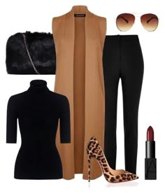 Women’s Business Style, Elegant Western Dresses, Womens Monochrome Outfit, Lane Bryant Outfits 2022, Polyvore Outfits Classy, Powerful Women Fashion, Business Casual Chic, Leopard Print Heels, Stylish Work Outfits