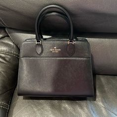 Has Tags And Never Used Kate Spade Black Saffiano Leather Medium Satchel Style Bag. Zipper Closure And Comes With Crossbody. Outlet Bag. Kate Spade Formal Bag In Saffiano Leather, Kate Spade Saffiano Leather Evening Bag, Kate Spade Saffiano Leather Bag For Formal Occasions, Formal Kate Spade Saffiano Leather Bag, Elegant Kate Spade Saffiano Leather Bag, Elegant Kate Spade Shoulder Bag For Business, Formal Black Saffiano Leather Shoulder Bag, Formal Kate Spade Shoulder Bag With Branded Hardware, Kate Spade Black Saffiano Leather Bag