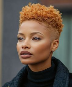 Explore stunning Short Undercut Fall Hair Colors for Black Women ideas that promise a fresh, stylish look. Perfect for a dramatic change! #ShortUndercutIdeas #FreshLooks #StylishHair #Fall #HairTrends High Top Fade Black Women, Ash Blonde Hair Black Women, Undercut Natural Hair, Hair Colors Dark, Saffron Color, Razor Cuts, Short Platinum Blonde Hair, Hair Colors For Black Women, Colors For Black Women