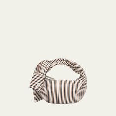 Bottega Veneta "Jodie" top handle bag in shirt stripe-print napa leather  Top handle  Zip top closure  Approx. 9"H x 11"W x 3.1"D Made in Italy Striped Top Handle Bag For Everyday Use, Striped Top Handle Bag For Shopping, Bottega Veneta Jodie Mini, Bottega Veneta Jodie, Handle Bag, Zip Top, Print Top, Leather Top, Stripe Print