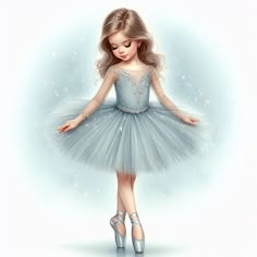 Ballerina Cartoon, 3d Canvas Art, Ballet Drawings, Art Ballet, Ballet Kids, Ballet Inspiration