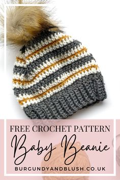 the free crochet pattern for baby beanie