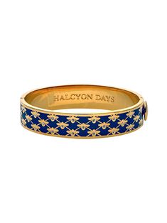 Halcyon Days Bee Sparkle Trellis Bangles Weston Table Luxury Yellow Gold Enamel Jewelry, Halcyon Days Bangle, Luxury Enamel Cuff Bracelet, Luxury Enamel Bangle Bracelets, Luxury Enamel Cuff Bracelet Bangle, Luxury Enamel Cuff Bangle Bracelet, Luxury Enamel Cuff Bangle, Luxury Yellow Gold Enamel Bangle, Gold Bracelet With Black Enamel