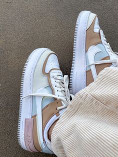 Nike Womens Air Force 1, Womens Air Force 1, Nike Jordans, Mode Shoes, White Nike Shoes, Basket Style