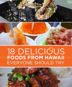 18 Delicious Foods From Hawaii Everyone Should Try Polynesian Recipes, Dinner Gourmet, Japanese Food Recipes, Hawaiian Honeymoon, Spam Recipes, Oahu Vacation