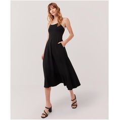 in stock Flare Midi Dress, Dress Picture, Flowy Skirt, Favorite Dress, Fit Flare Dress, Fit And Flare Dress, Fit & Flare, Look Fashion, Dress Accessories