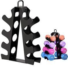 PRICES MAY VARY. 👍【No More Tripping Over Scattered Dumbbells】No matter if you’re for a full body workout or weightlifting, we all know the hassle of not having enough room to work out hard. This A frame weight rack for home gym will keep your weights organized and accessible. 👍【Upgraded Dumbbell Rack with Handle】Upgraded dumbbell rack with handle, simply move or carry even for children, you'll find it's much easier to power through exercise after exercise when your dumbbells are easy to access Weights Rack, Home Gym On A Budget, Home Gym Storage, Gym Dumbbells, Dumbbell Storage, Home Gym Essentials, Home Gym Workout, Weight Rack, Dumbbell Rack