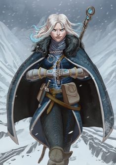 Cold Winter Outfit, Half Drow, Snow Elf, Weather Clothes, Elves Fantasy, Dragon Rpg, Winter Outfits Cold, Fantasy Races