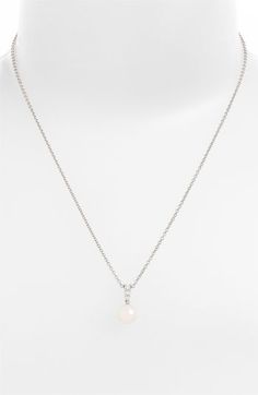 Mikimoto 'Morning Dew' Akoya Cultured Pearl & Diamond Pendant Necklace available at #Nordstrom Pearl Diamond Pendant, Morning Dew, Pearl Diamond, Diamond Pendant Necklace, Cultured Pearls, Diamond Pendant, Pearl Necklace, Diamonds, Nordstrom