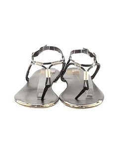 Dolce Vita Sandals Size: 12 Shoes - used. 100% Synthetic | Dolce Vita Sandals: Black Shoes - Size 12 Flat Synthetic T-strap Sandals, Flat Synthetic T-strap Sandals For Party, Dolce Vita Sandals, Sandals Black, Black Sandals, Black Shoes, Women Handbags, Size 12, Sandals