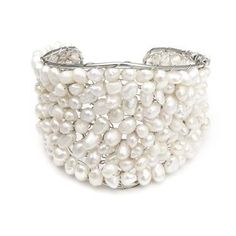 Exotic Freshwater Pearl Bridal Cuff Bracelet 778B – Roses And Teacups Wedding Cuff Bracelet, Bridal Cuff Bracelet, Bridal Cuff, Bride Bracelet, Beach Wedding Jewelry, Pearl Bracelet Wedding, Pearl Bridal Headband, Pearl Cuff Bracelet, Wedding Cuff