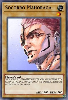 a card with an image of a man in the background and text that reads, sororo mahoraa