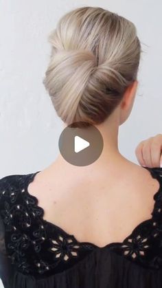 Video Hairstyles, Easy Bun Hairstyles For Long Hair, 2023 Hairstyles, Choppy Hairstyles, Updo Tutorial, Easy Bun, Easy Bun Hairstyles, Beautiful Braided Hair