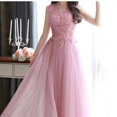 This Dress Is Stunning And Super Nice Quality, Only Wore It For Pictures, And It’s Ready For A New Home! Questions? Leave A Comment Below! Colorful Dresses Formal, Formal Dress, New Home, Pink Ladies, Light Pink, Evening Dresses, Prom, Maxi Dress, Formal Dresses