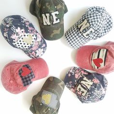 Nebraska state outline baseball hat, red hat Mississippi Christmas, Red Baseball Cap, Unstructured Hat, Farm Themed Birthday Party, Nebraska State, Craft Board, Vintage Baseball Caps, July Baby, Floral Hat