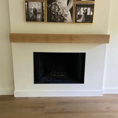 the fireplace is clean and ready for us to put in their new home or office