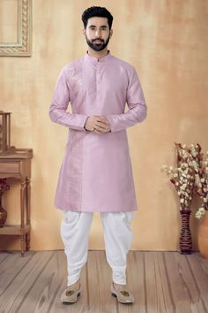 Silk Lavender Color Wedding Wear Readymade Designer Men Indo Western Lavender Color Saree Party Wear, Lavender Sari, Lavender Sherwani For Groom, Lavender Traditional Party Saree, Lavender Sherwani For Men