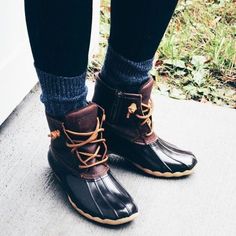 Sperry Boot Outfits, Duck Boot Outfit, Boots 2022, Boot Outfits