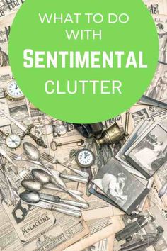 what to do with sentimental clutter