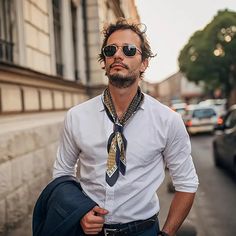 Temu | Explore the Latest Clothing, Beauty, Home, Jewelry & More Dapper Gentleman Style, Mens Fashion Classy, Business Casual Men, Summer Outfits Men, Scarf Men, Mens Street Style, Square Scarf, Vintage Silk, Head Scarf