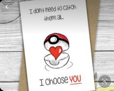 a card with an image of a pokemon holding a heart