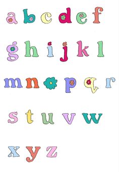 the alphabet is made up of different letters and numbers, including one for each letter