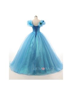 Shop affordable ball-gown off-the-shoulder sweep train tulle prom dress with ruffles online. Free Shipping and Custom-made. Pro since 2009. Prom Dress With Ruffles, Cinderella Costume, Dress With Ruffles, Tulle Prom Dress, Ball Gown, Fancy Dress, Prom Dress, Cinderella, Ball Gowns