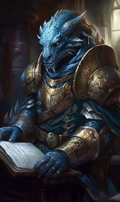 an image of a creature that is holding a book